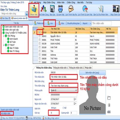 Hướng dẫn chỉnh sửa thông tin nhân viên trên phần mềm mita pro